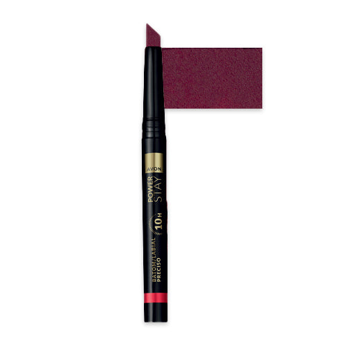 Avon Power Stay Labial Preciso Garnet Glory