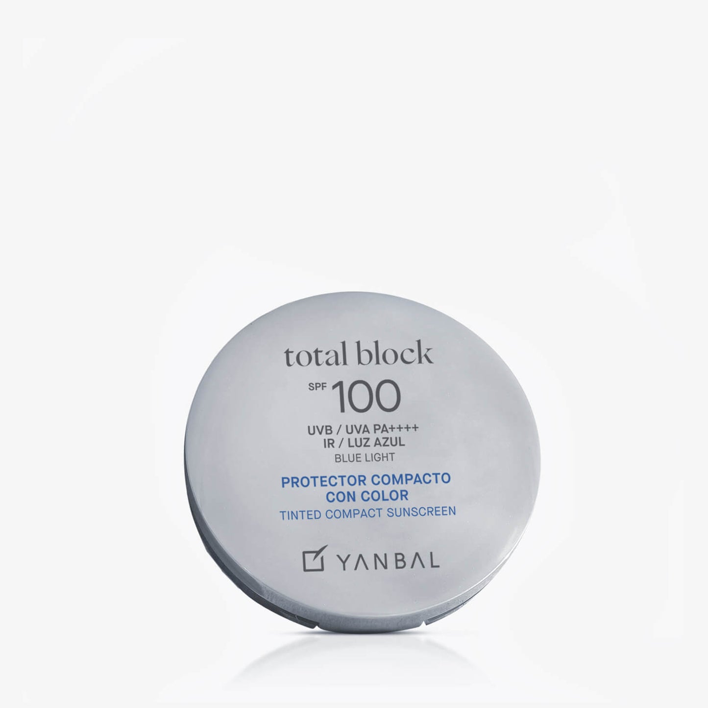 Yanbal Total Block Protector Compacto Con Color SPF 100 Beige Claro 9g