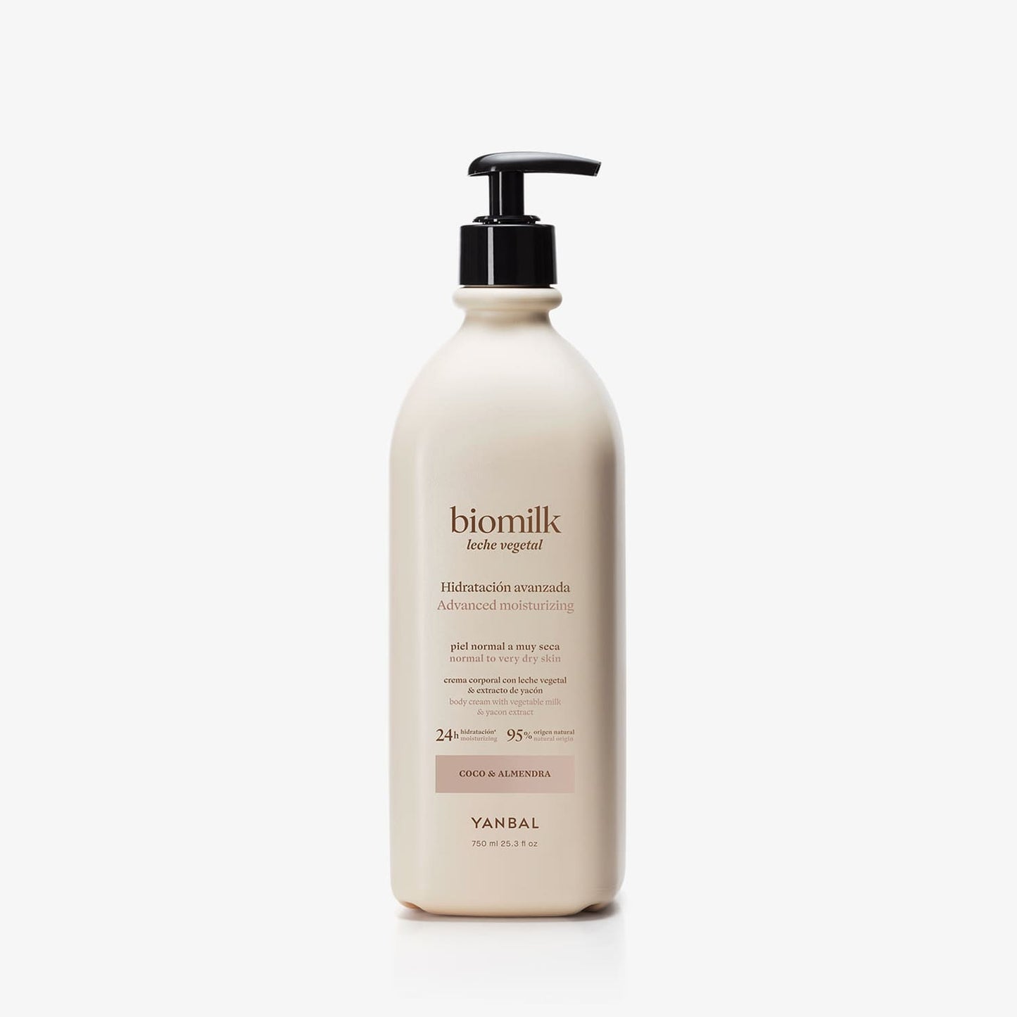 Yanbal Biomilk Crema Corporal Leche Vegetal Coco Y Almendra 750ml
