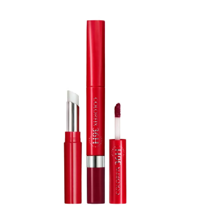 Esika Colorfix 36h Labial Duo Tattoo Rojo Profundo 1.7g