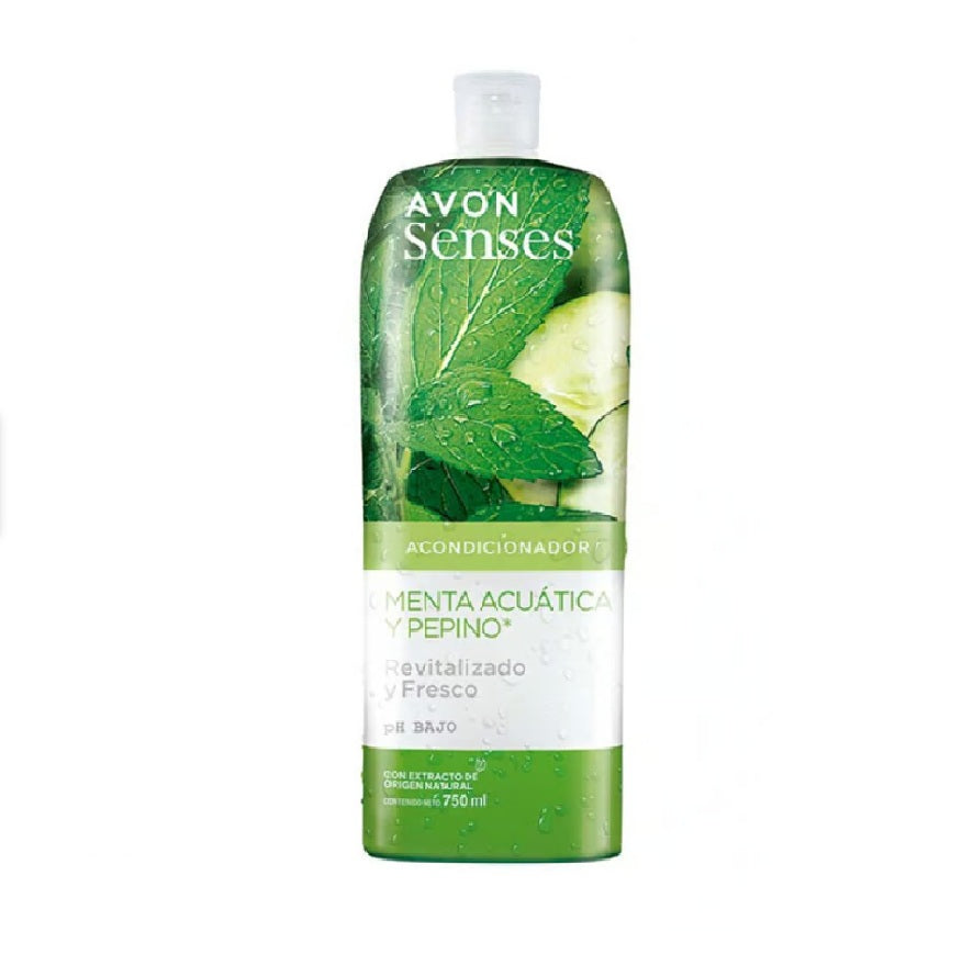 Avon Senses Acondicionador Menta Acuatica Y Pepino 750ml