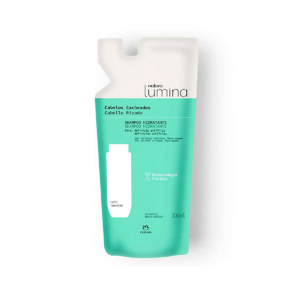 Natura Lumina Shampoo Hidratante Cabello Rizado Repuesto 300 Ml