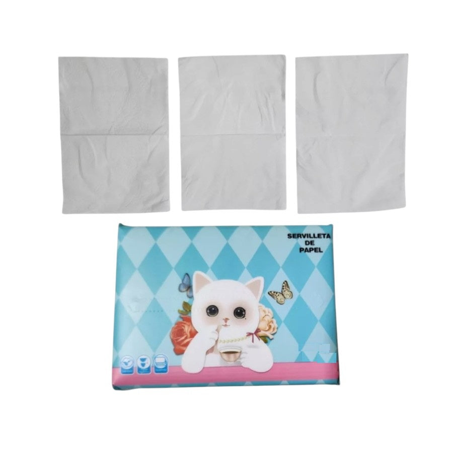 Servilleta de Papel Paquete de 8 Piezas