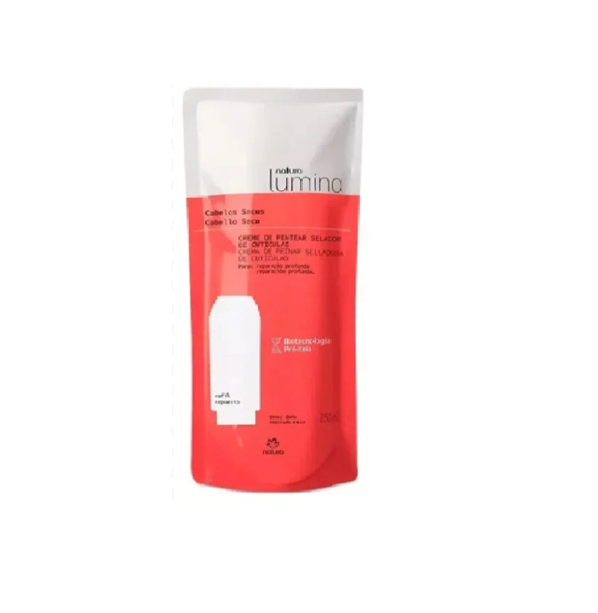 Natura Lumina Repuesto De Crema para Peinar Selladora de Cutículas Cabello Seco 250ml