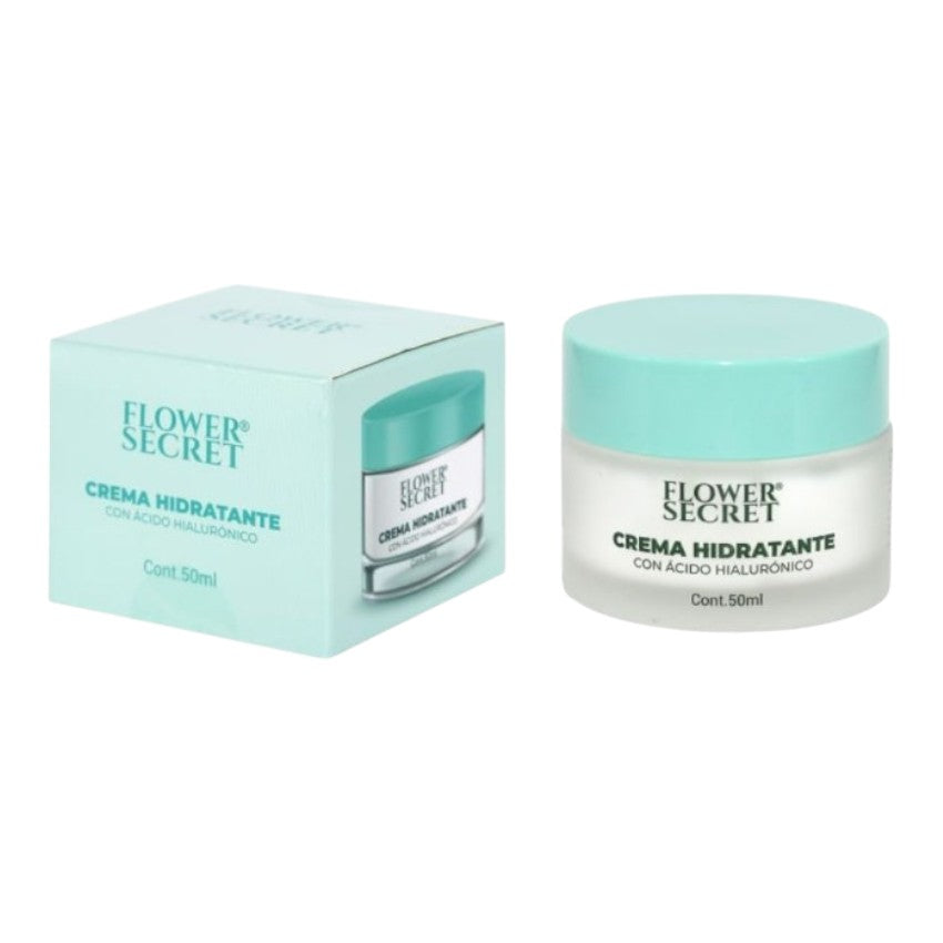 Flower Secret Crema Facial Con Acido Hialuronico 50ml