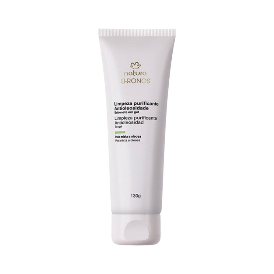 Natura Chronos Jabon En Gel Purificante Antioleosidad 130g