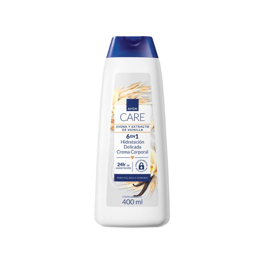 Avon Care Avena Y Extracto De Vainilla 6 en 1 Crema Corporal 400ml