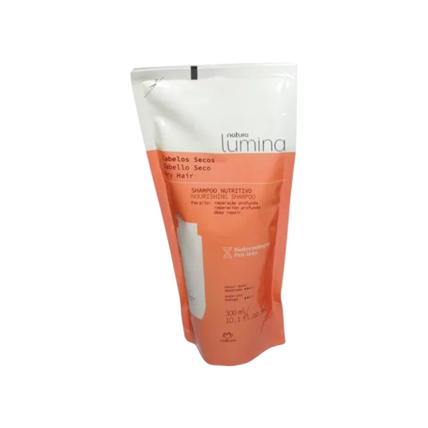 Natura Lumina Shampoo Nutritivo Cabello Seco Repuesto 300 Ml