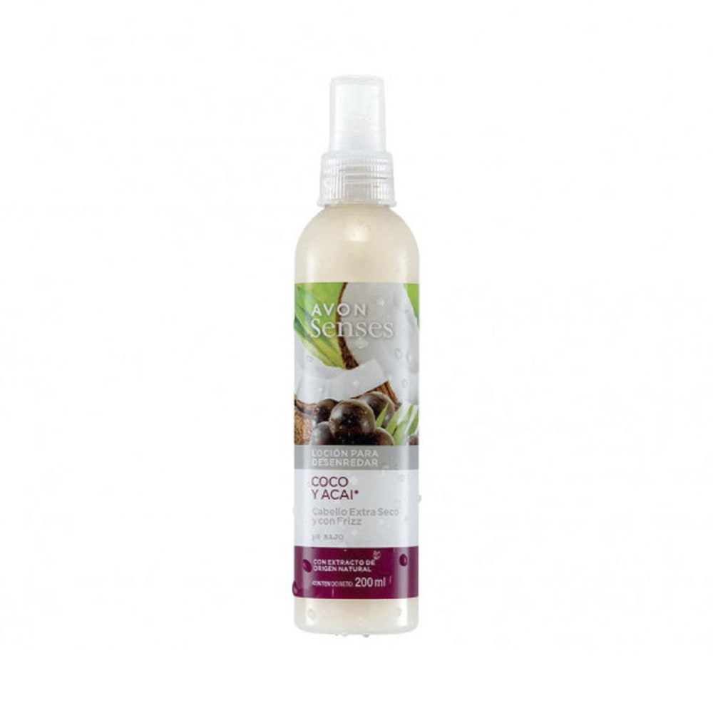 Avon Senses Locion Desenredante Coco Y Acai 200ml