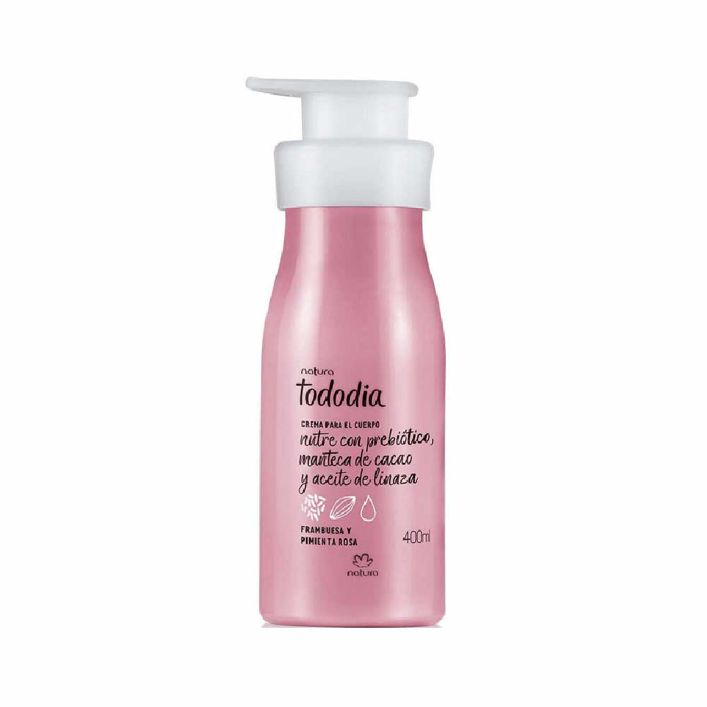 Natura Tododia Crema Corporal Frambuesa Y Pimienta Rosa 400ml