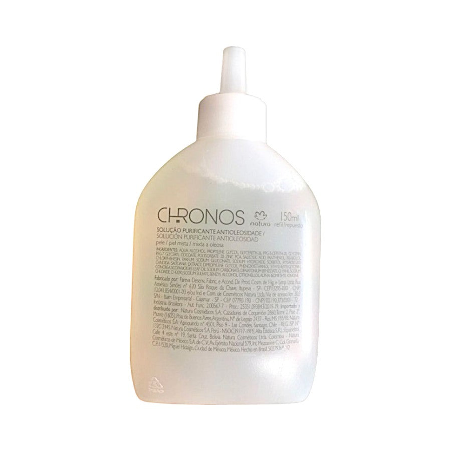 Natura Chronos Solucion Purificante Antioleosidad Repuesto 150ml