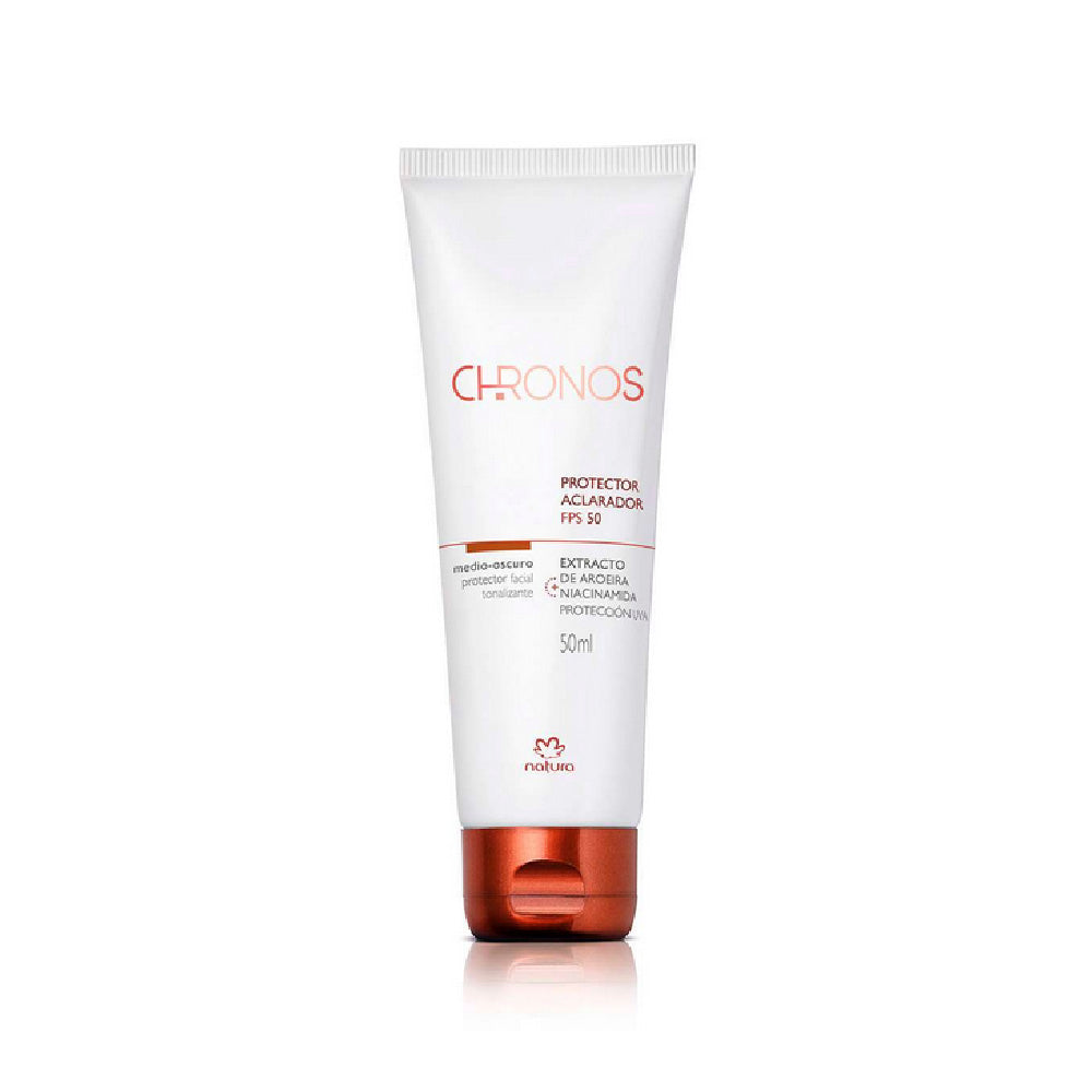 Natura Chronos Protector Multiaclarador De Manchas Tono Medio Oscuro 50ml