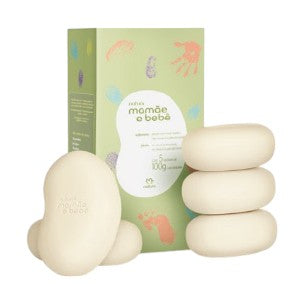 Natura Mamae E Bebe Jabones En Barra 5 Unidades De 100g