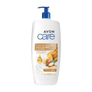 Avon Care Aceite De Argan y Naranja Crema Corporal 1L