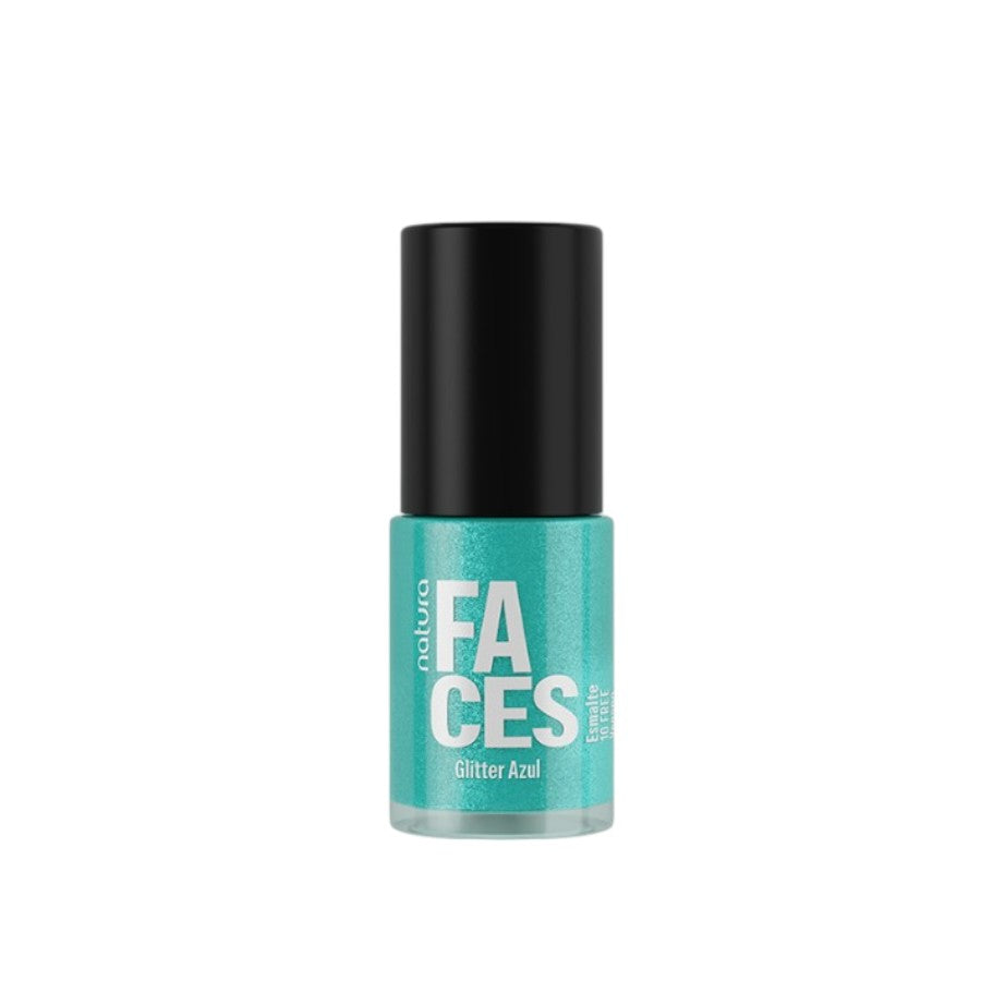 Natura Faces Esmalte Glitter Azul 6ml