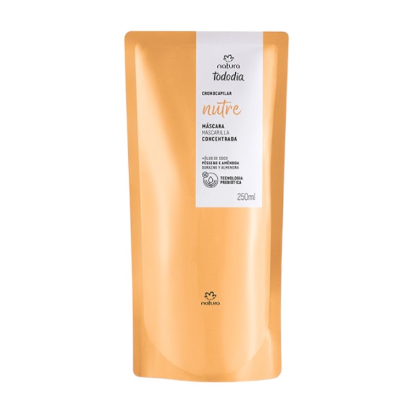 Natura Tododia Repuesto Cronocapilar Mascara Concentrada Durazno Y Almendra 250ml