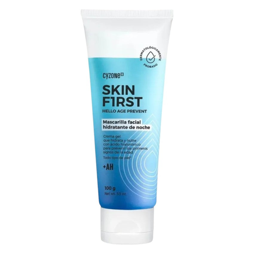 Cyzone Skin First Hello Age Prevent Mascarilla Facial Hidratante Noche 100g
