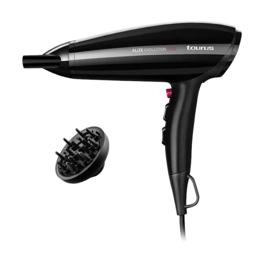 Taurus Secadora de Cabello Alize Evolution 2200W Negro