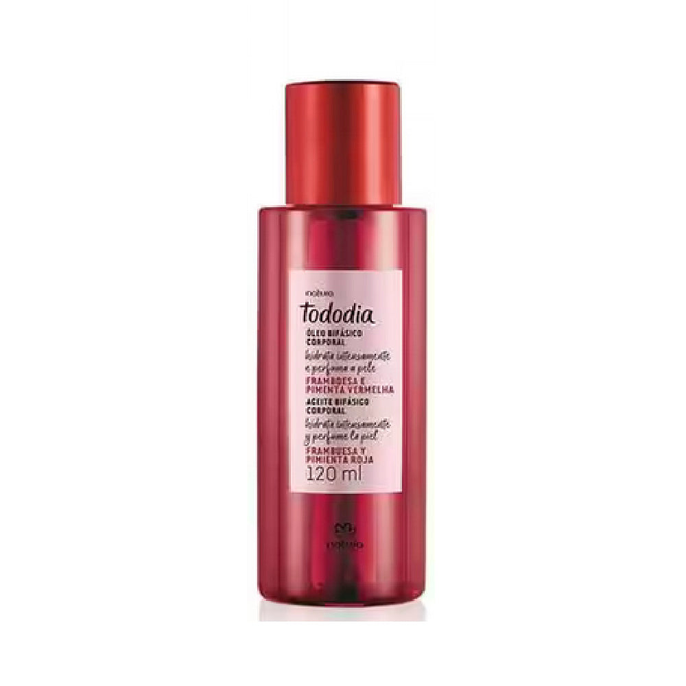 Natura Tododía Aceite Bifasico Frambuesa y Pimienta Roja 120ml