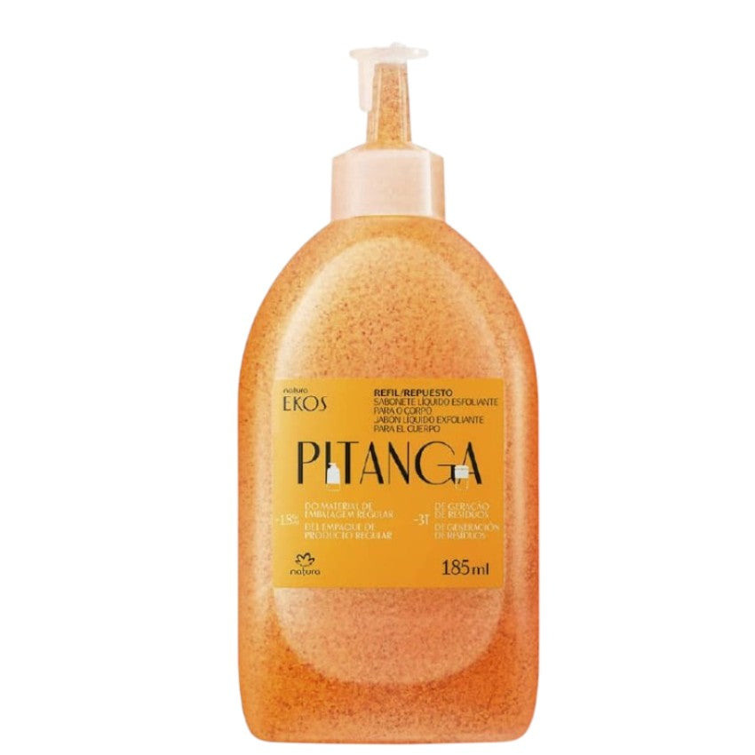 Natura Ekos Jabon Liquido Exfoliante Corporal Pitanga Repuesto 185ml