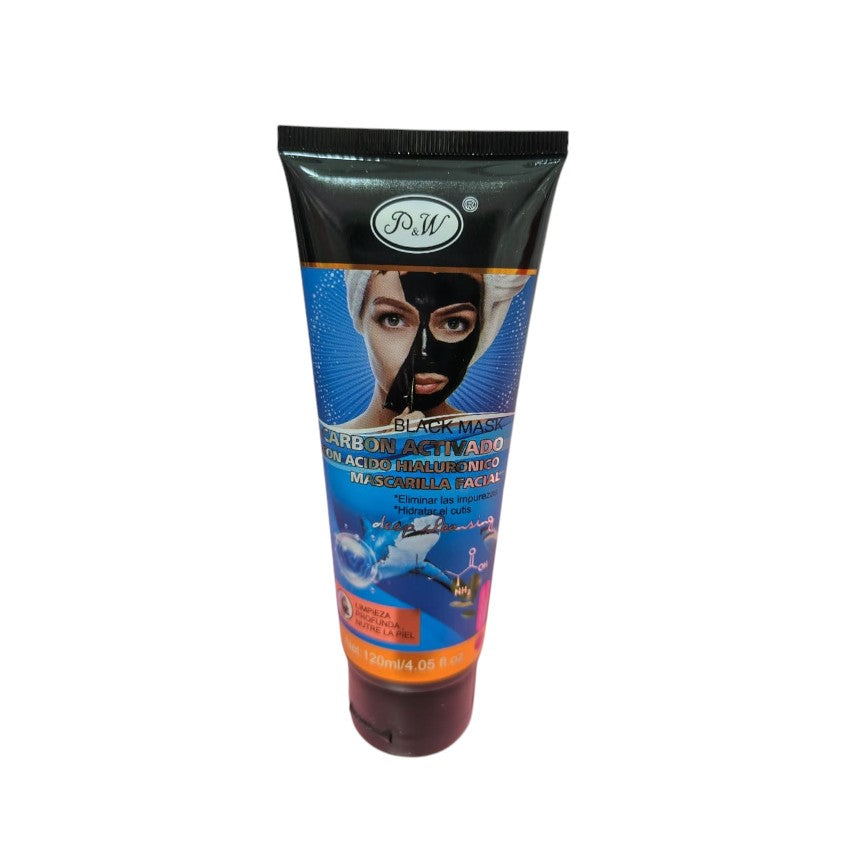 Pyw Mascarilla Facial Carbon Activado Con Acido Hialuronico Deep Cleansing 120ml