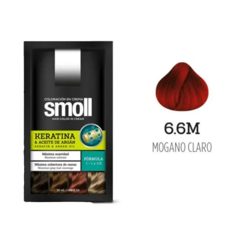 Smoll Tinte Para Cabello Tono Morgano Claro 6.6M