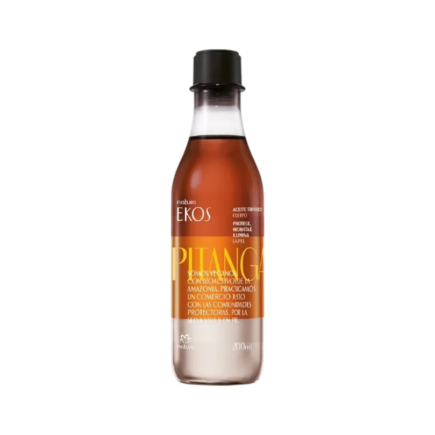 Natura Ekos Aceite Trifasico Para El Cuerpo Pitanga 200ml