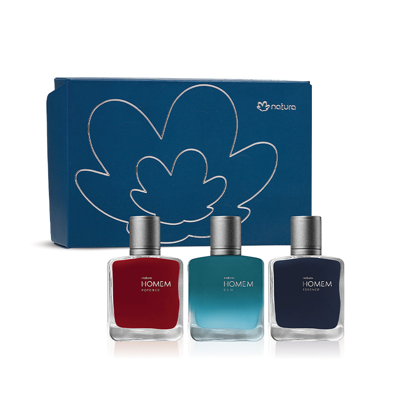 Natura Homem Colección Masculina Mini 3 Und de 25ml