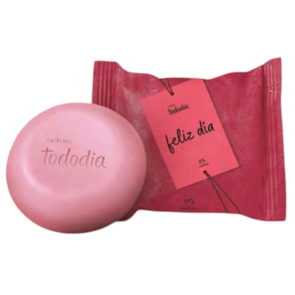 Natura Tododia Jabon En Barra Frambuesa Y Pimienta Rosa 1 Unidad De 90g