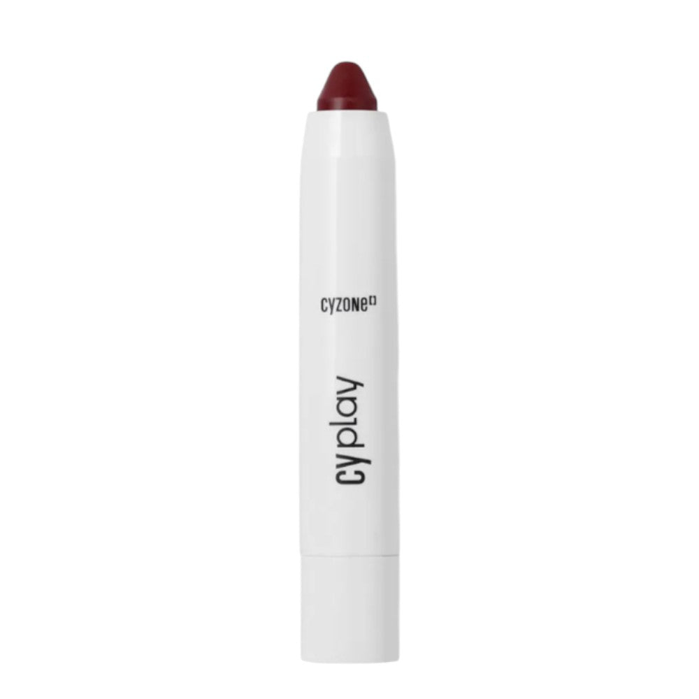 Cyzone Labial Crayon Lips Cyplay Acabado Mate Color Granate 2.5G