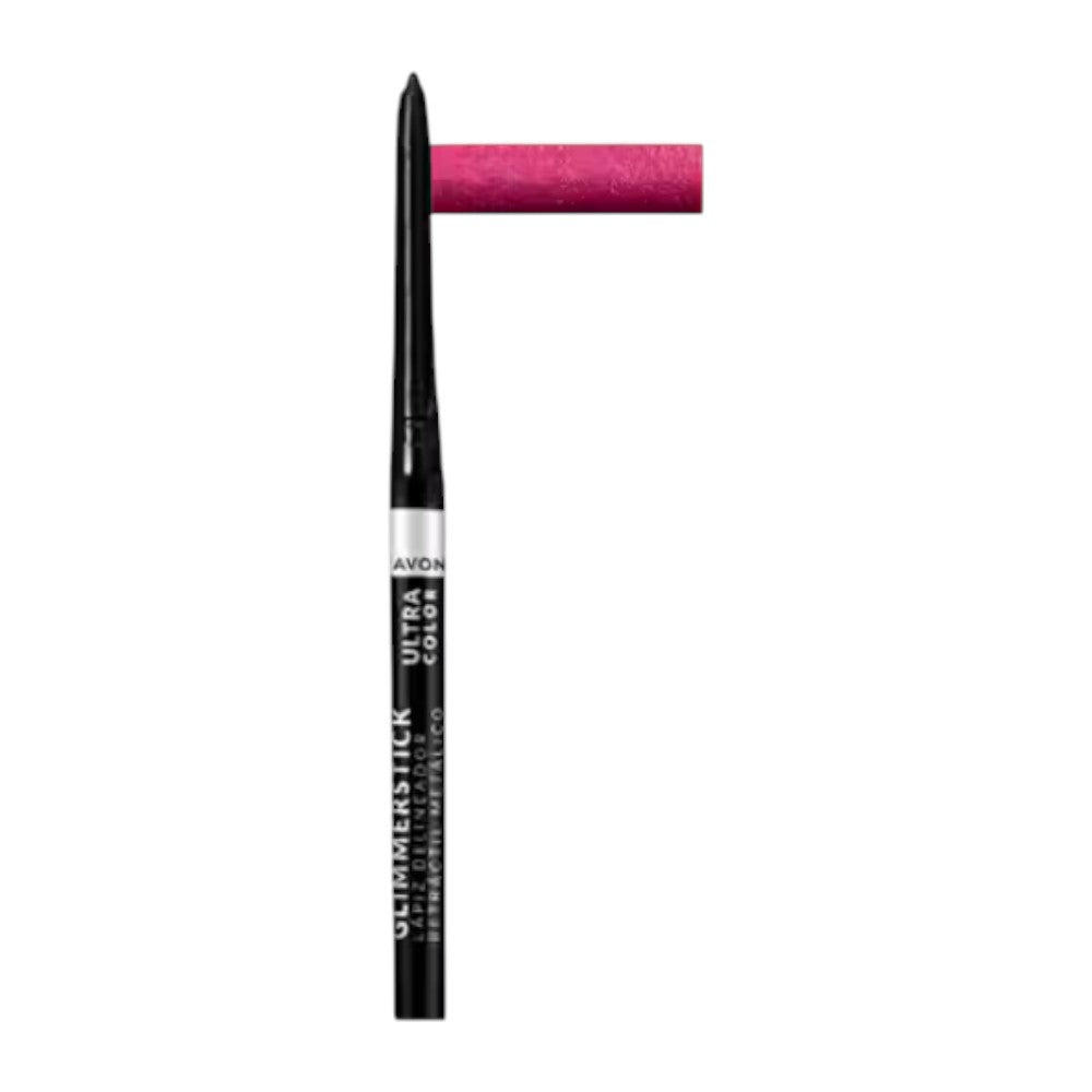 Avon Ultra Colour Glimmrstick Lapiz Delineador Retractil Diamonds Para Ojos Pink Coral 350Mg