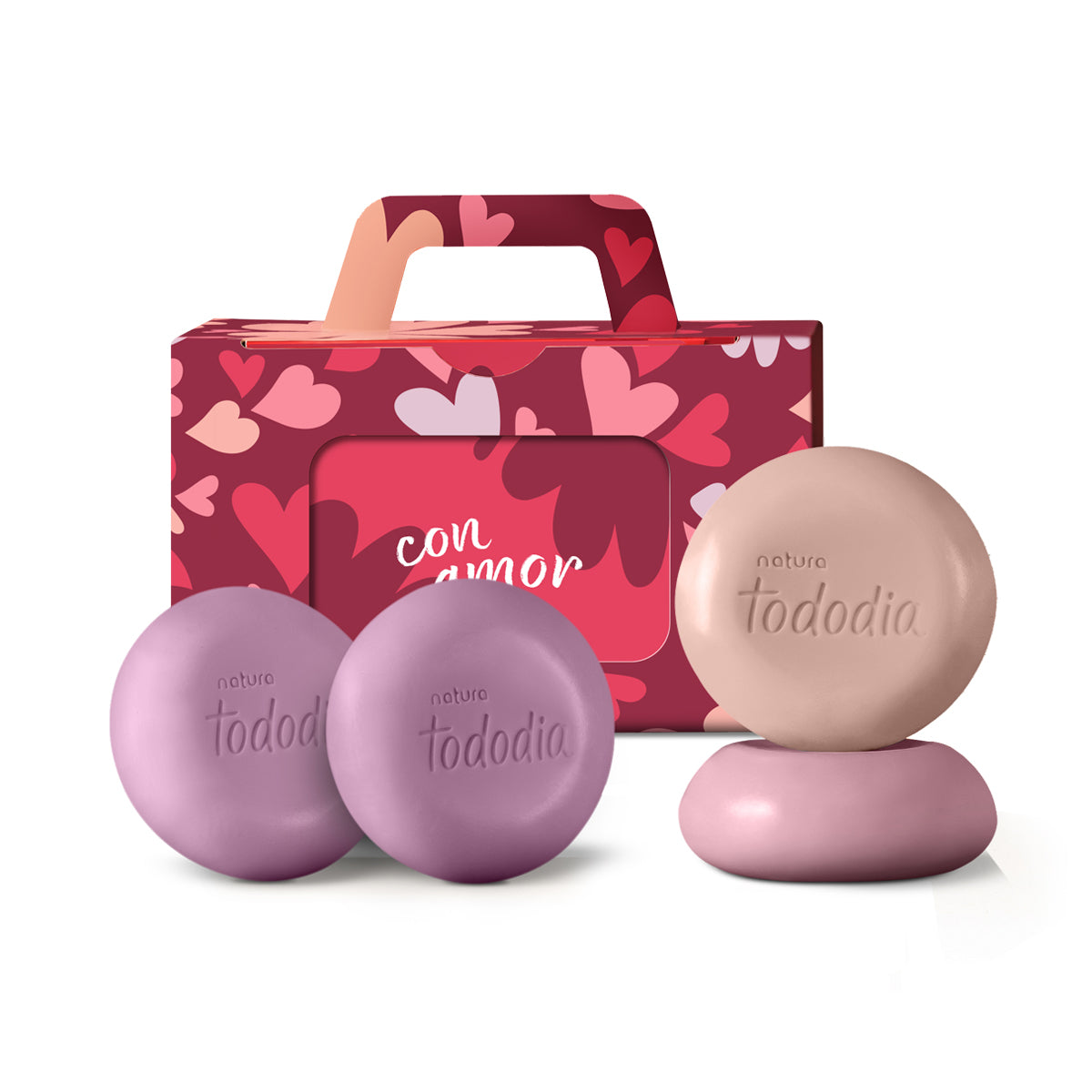 Natura Tododia Jabones Surtidos Con Cariño 4 x 90g