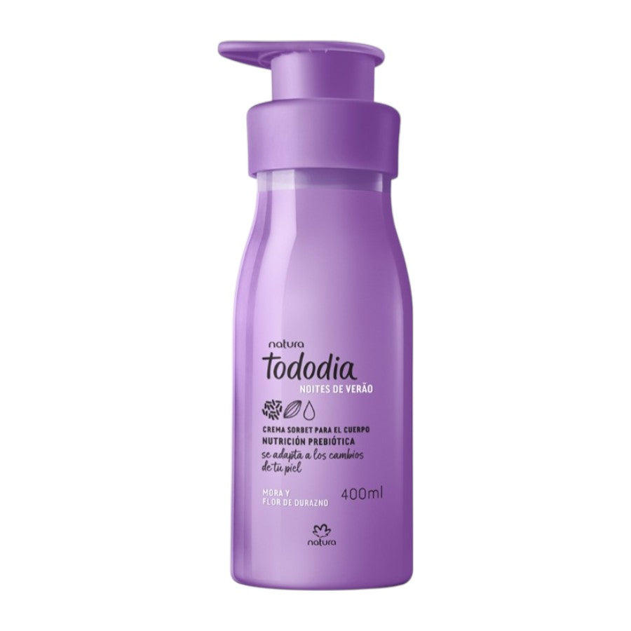 Natura Tododia Crema Corporal Mora y Flor de Durazno 400ml