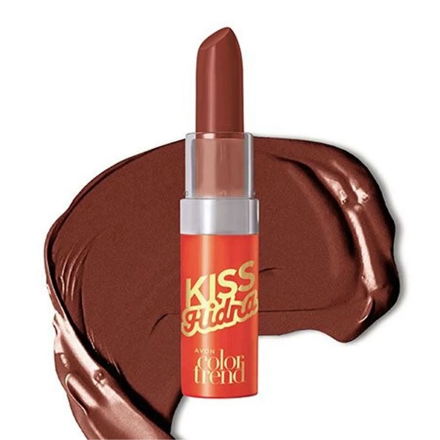 Avon Color Trend Kiss Hidra Lapiz Labial hidratante Tono Pastel De Chocolate 3.6 G
