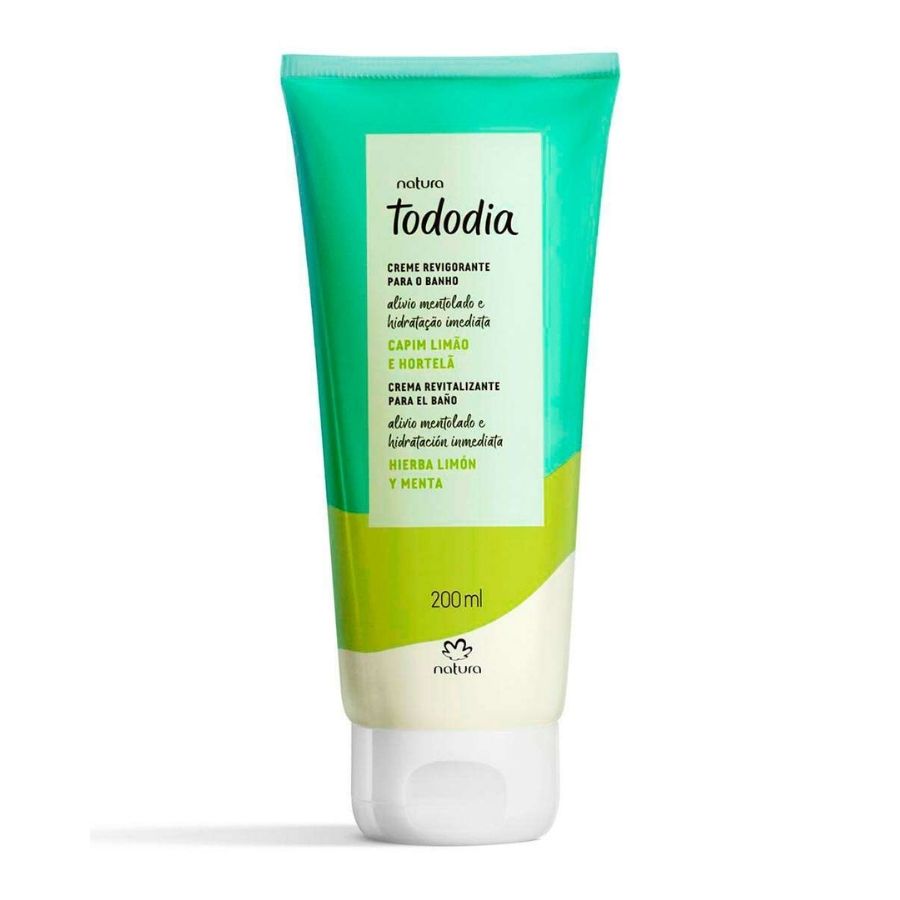 Natura Tododia Crema Para El Baño Hierba Limon Y Menta 200ml
