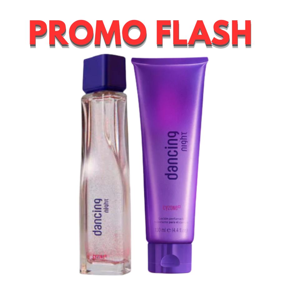 PROMO FLASH: Cyzone Dancing Night Locion Perfumada Para El Cuerpo 130ml + Cyzone Dancing Night Colonia Femenina 90ml