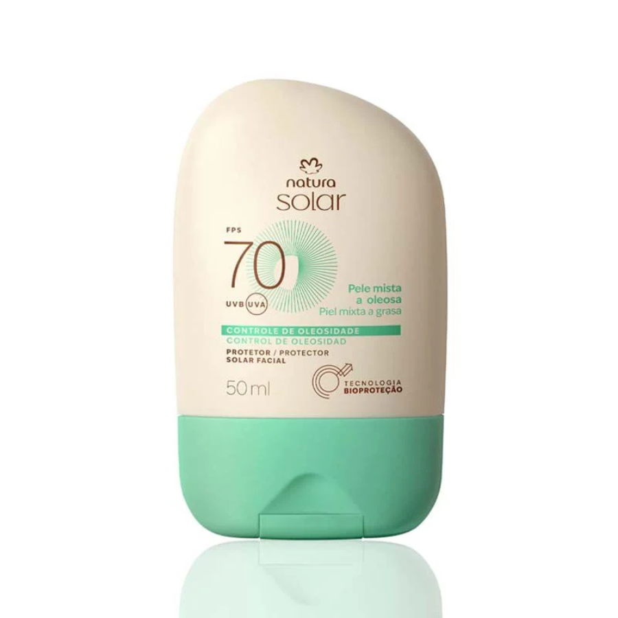 Natura Solar Facial 70 FPS Control de Oleosidad 50ml