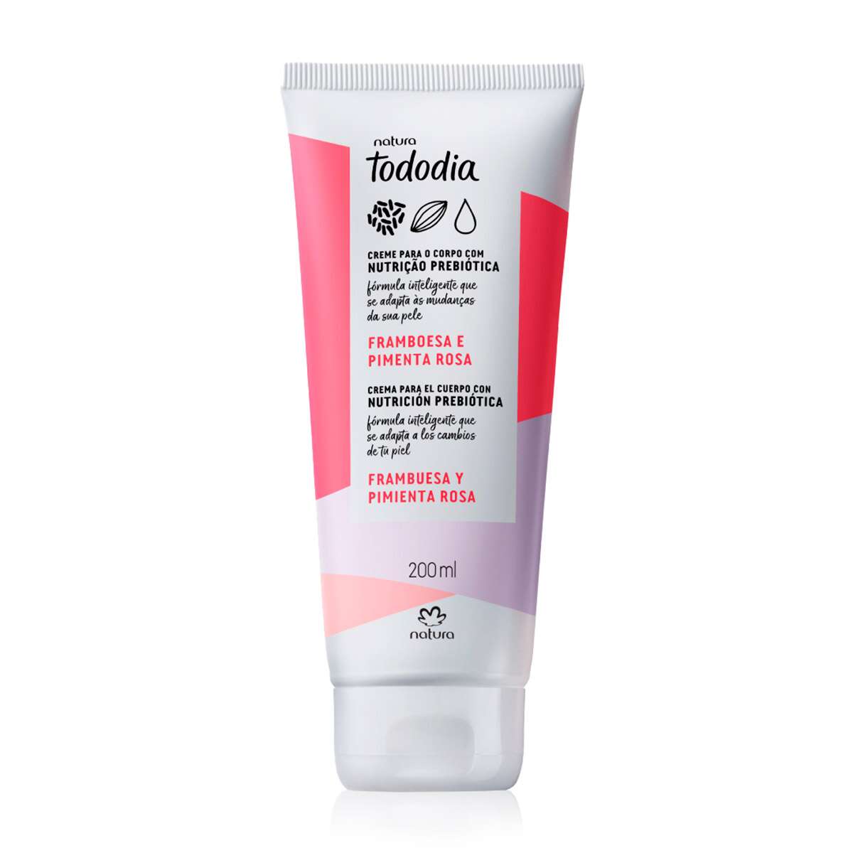 Natura Tododia Crema Corporal Frambuesa y Pimenta Rosa 200ml