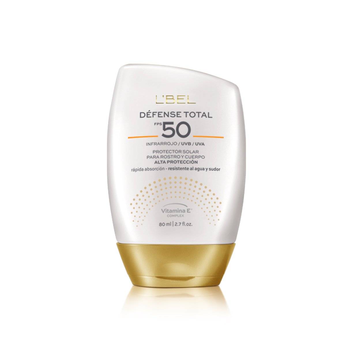Lbel Defense Total FPS 50 Protector Solar Para Rostro y Cuerpo 80ml
