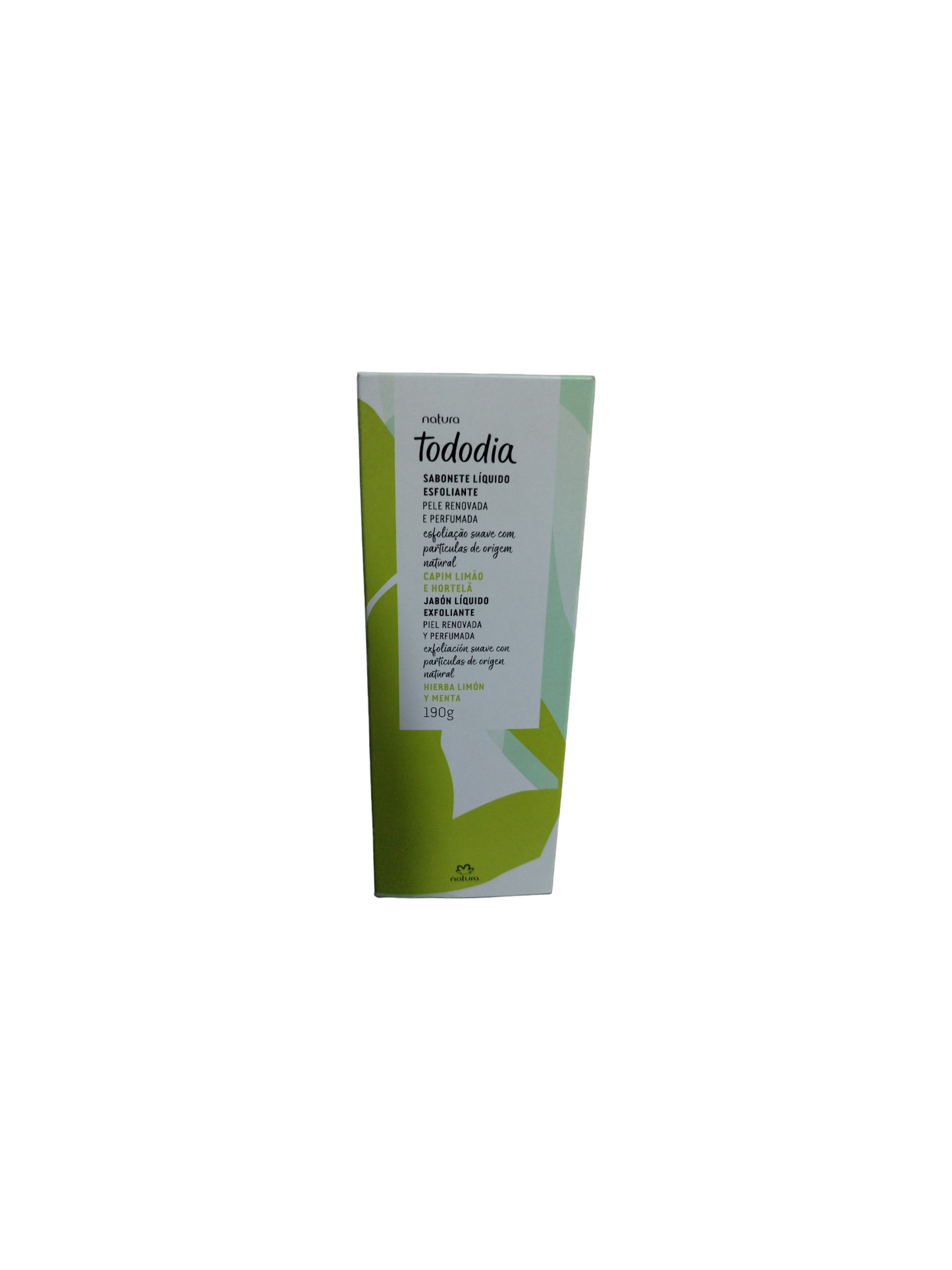 Natura Jabón Líquido Exfoliante Hierba Limón Y Menta Tododia Natura 190G