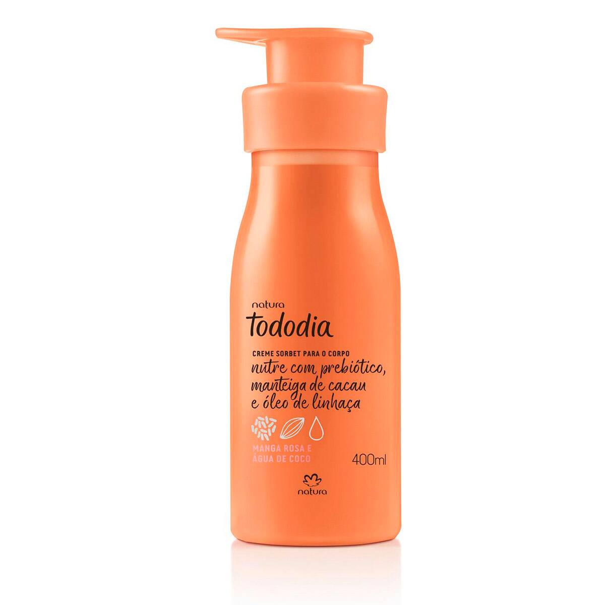 Natura Tododia Crema Corporal Mango Rosa Y Agua De Coco 400ml