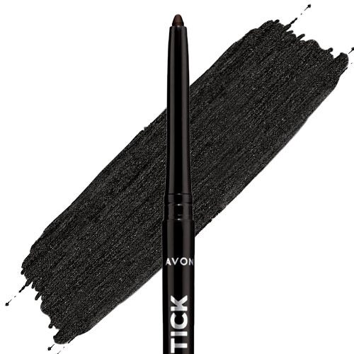 Avon Glimmerstick Delineador Para Ojos Tono Blackest Black 0,28g