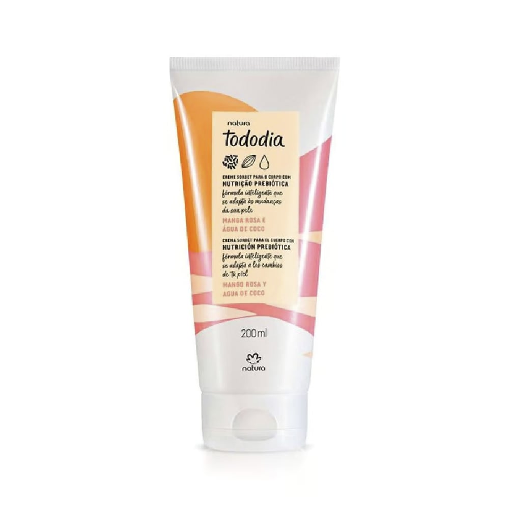 Natura Tododia Crema Corporal Mango Rosa Y Agua De Coco 200ml