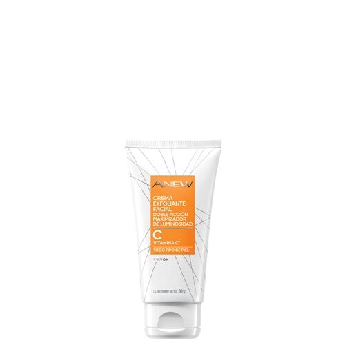 Avon Anew Crema Exfoliante Facial Doble Accion Vitamina C 50 G