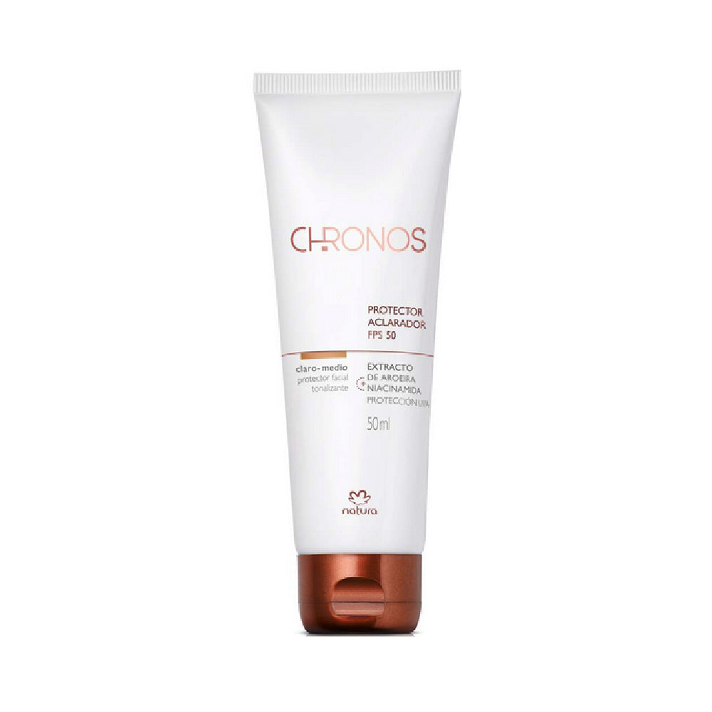 Natura Chronos Protector Multiaclarador De Manchas Tono Claro Medio 50ml
