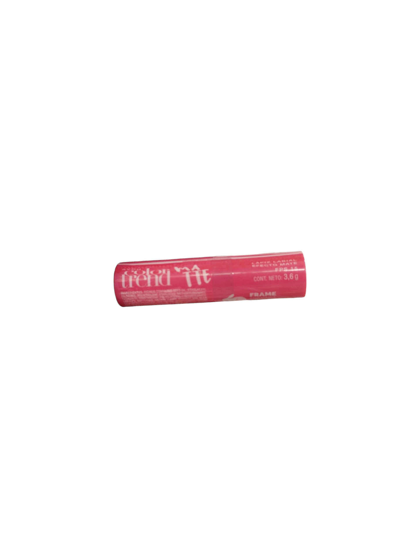 Avon Color Trend Matte Lapiz Labial Efecto Matte Fps Tono Vino 3,6g