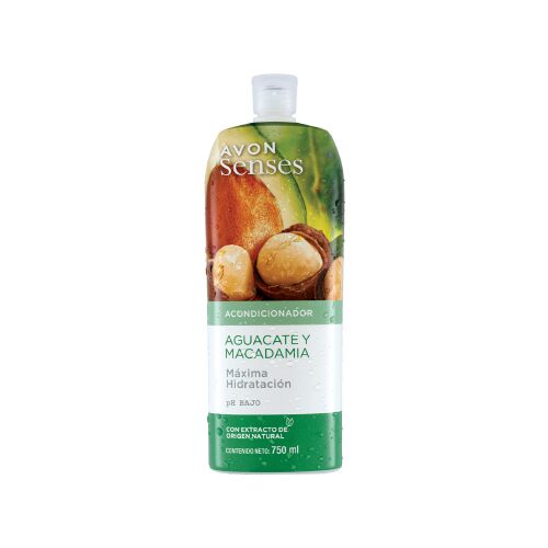Avon Senses Acondicionador Aguacate Y Macadamia 750ml
