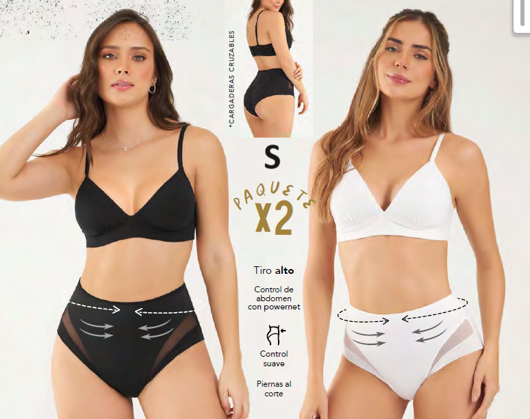 Calzon X 2 Cachetero Talla S