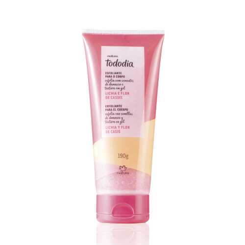 Natura Tododia Exfoliante Corporal Lichia y Flor de Casis 190g