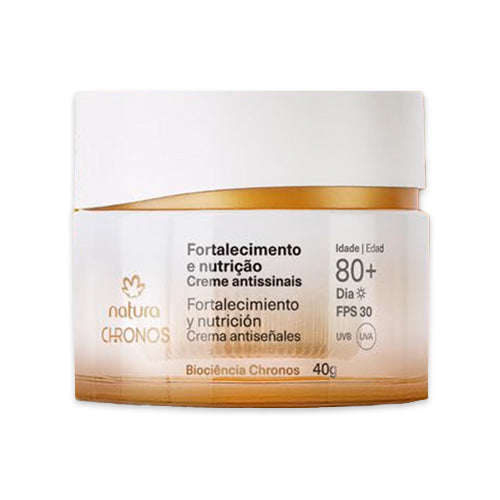 Natura Chronos Crema Antiseñales Fortalecimiento Y Nutricion 80+ Dia 40g